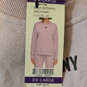 DKNY Women's Lavender Sweater